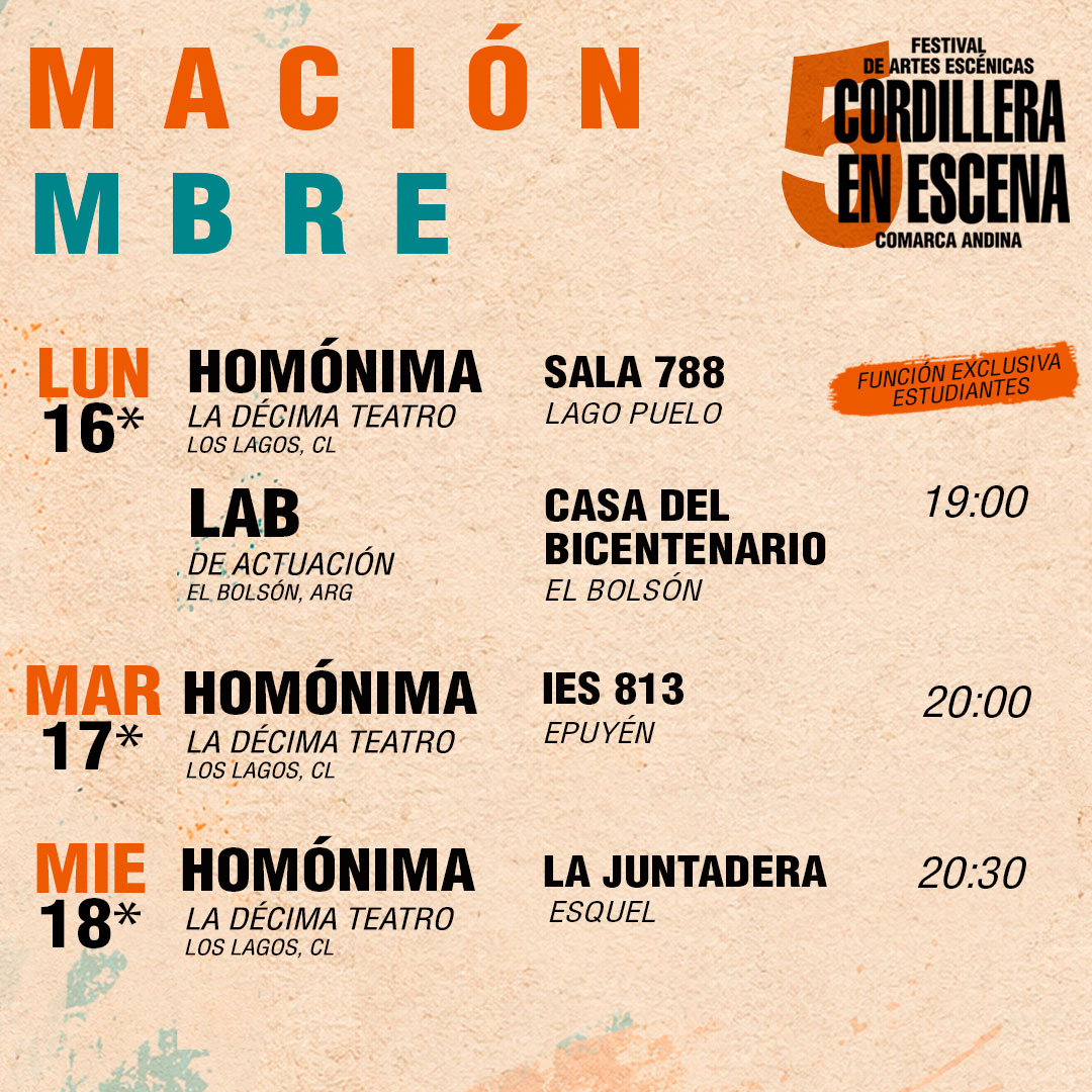 Festival Cordillera en Escena