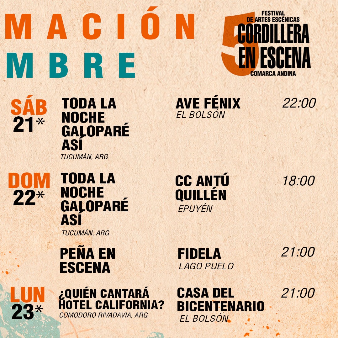 Festival Cordillera en Escena