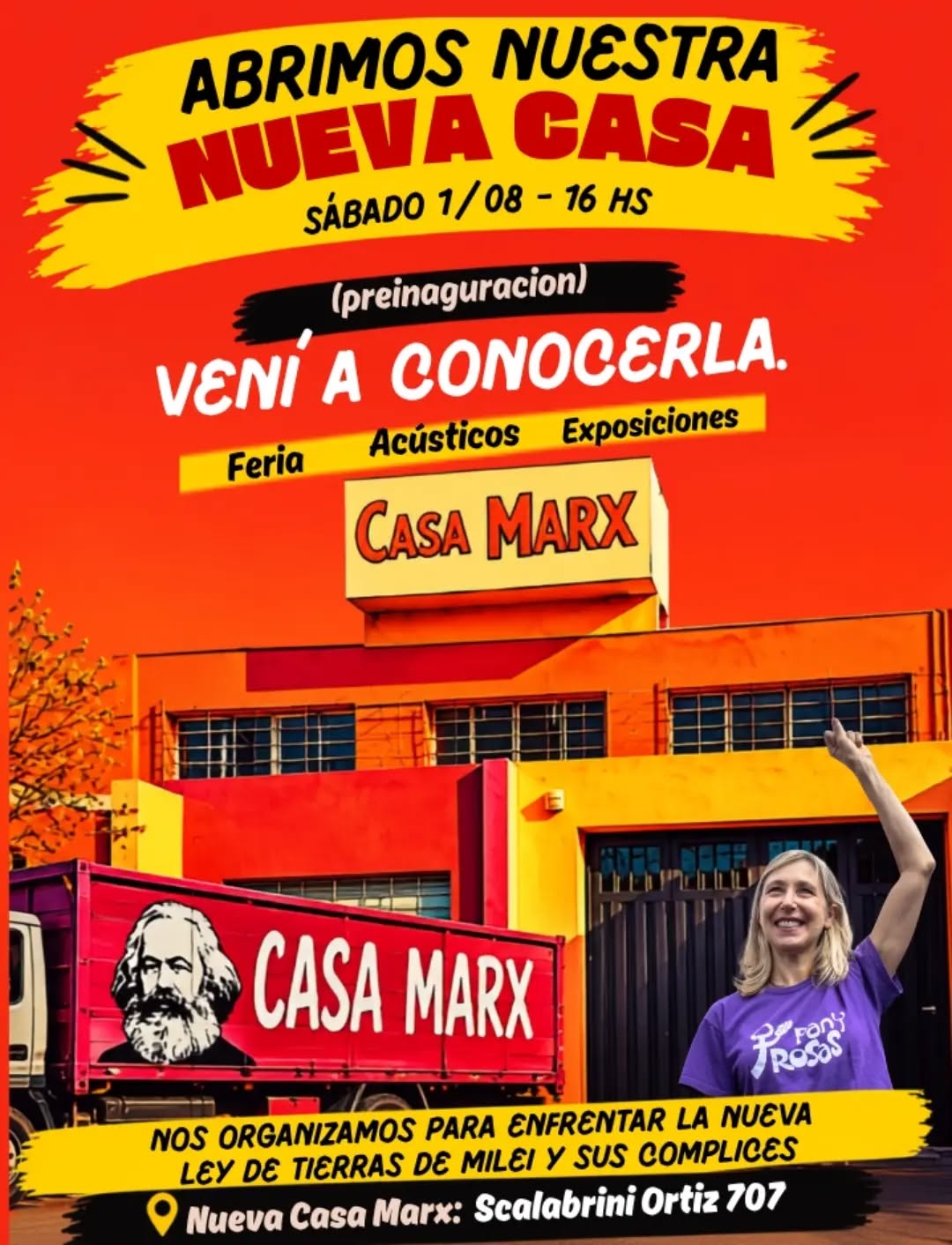 Jornada Cultural en Casa Marx