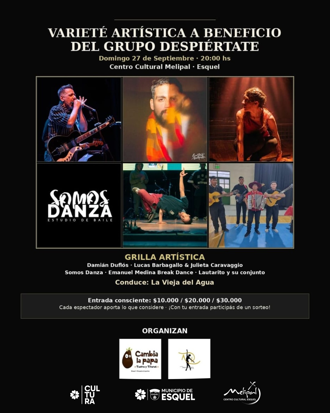 Varieté Artística a Beneficio del Grupo Despiértate