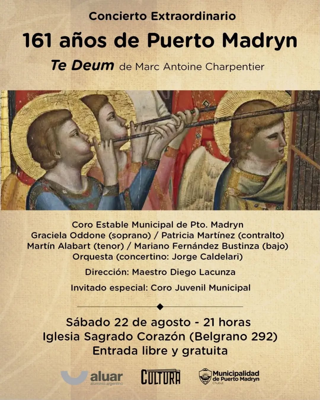 Concierto Extraordinario por los 161 Años de la Ciudad