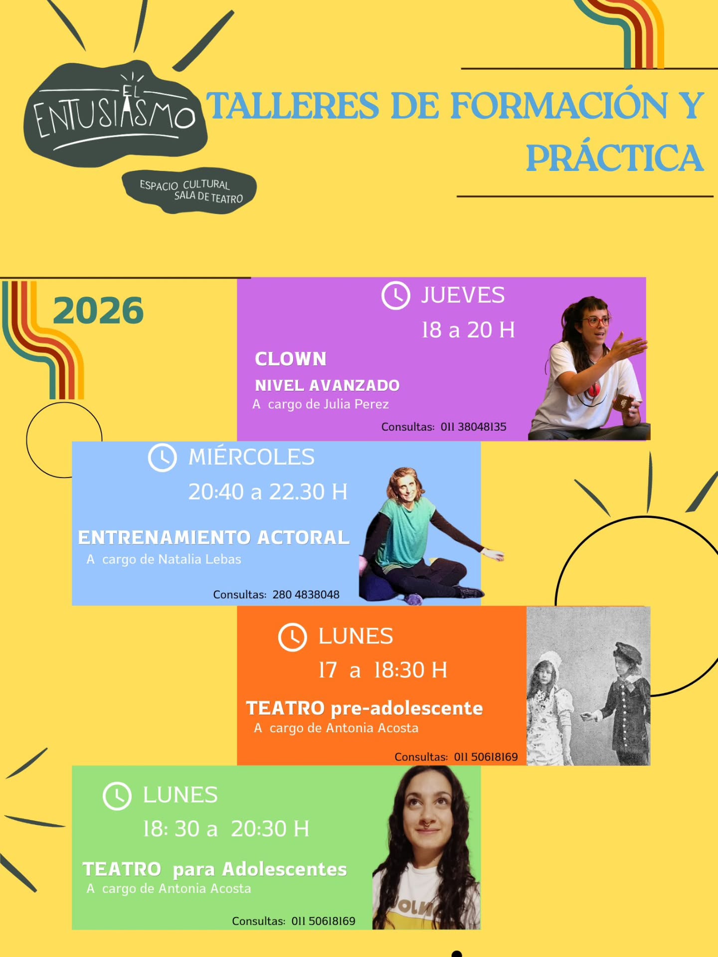 Espacios de Formación en El Entusiasmo