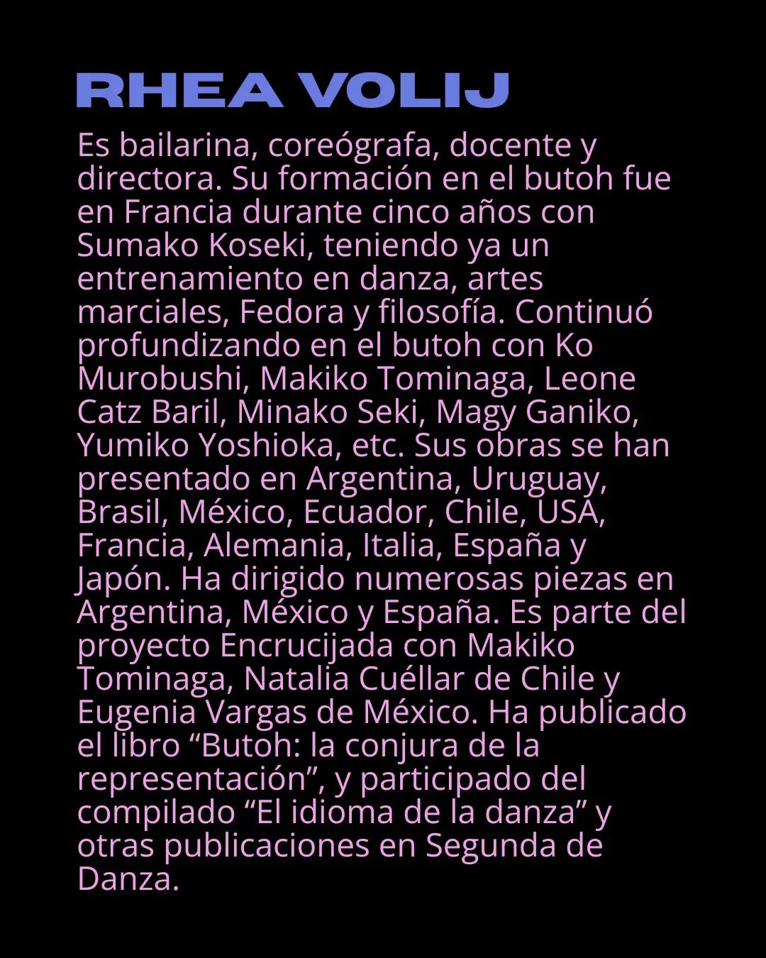 Seminario Intensivo de Danza Butoh