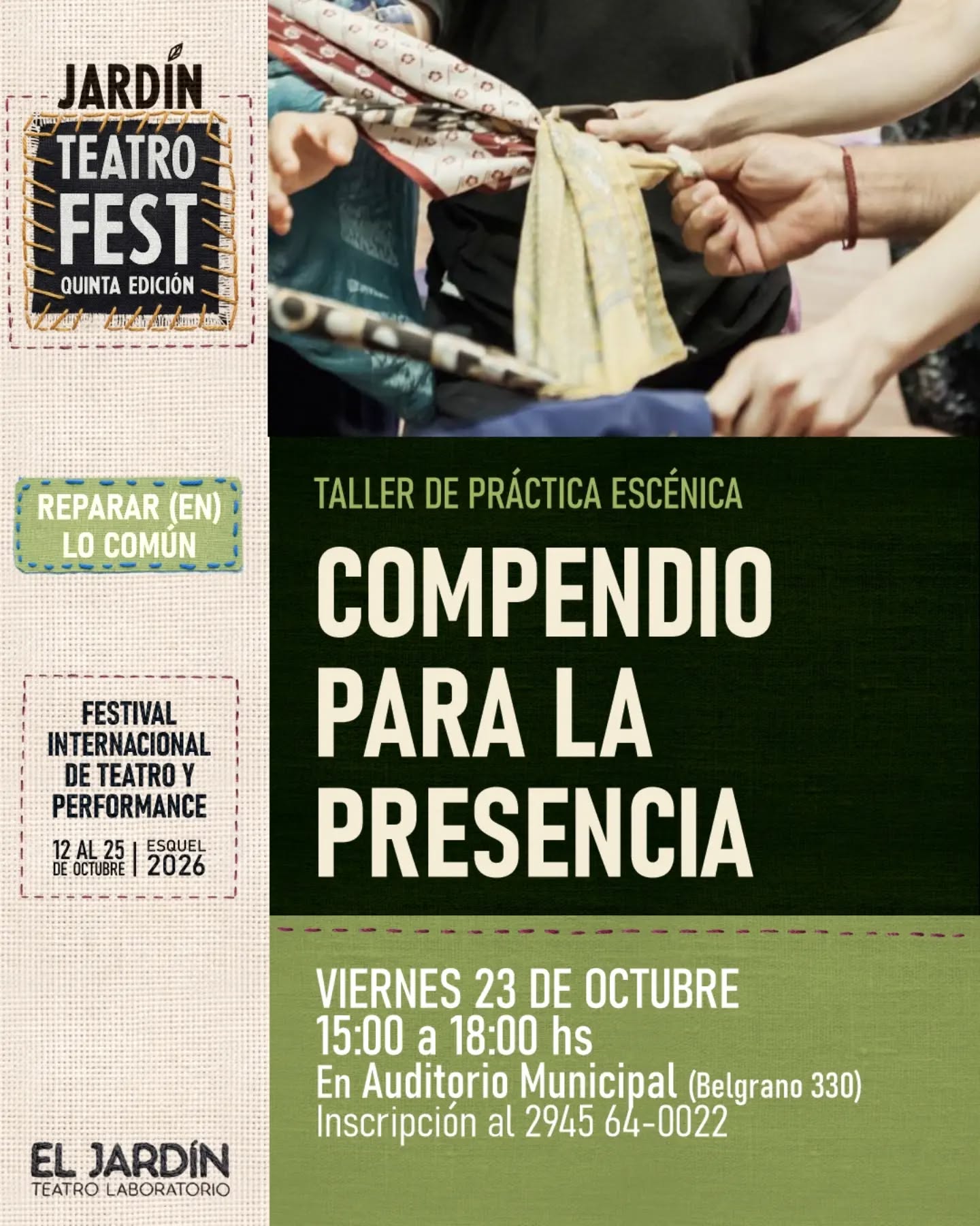 Compendio para la Presencia | Taller de Práctica Escénica