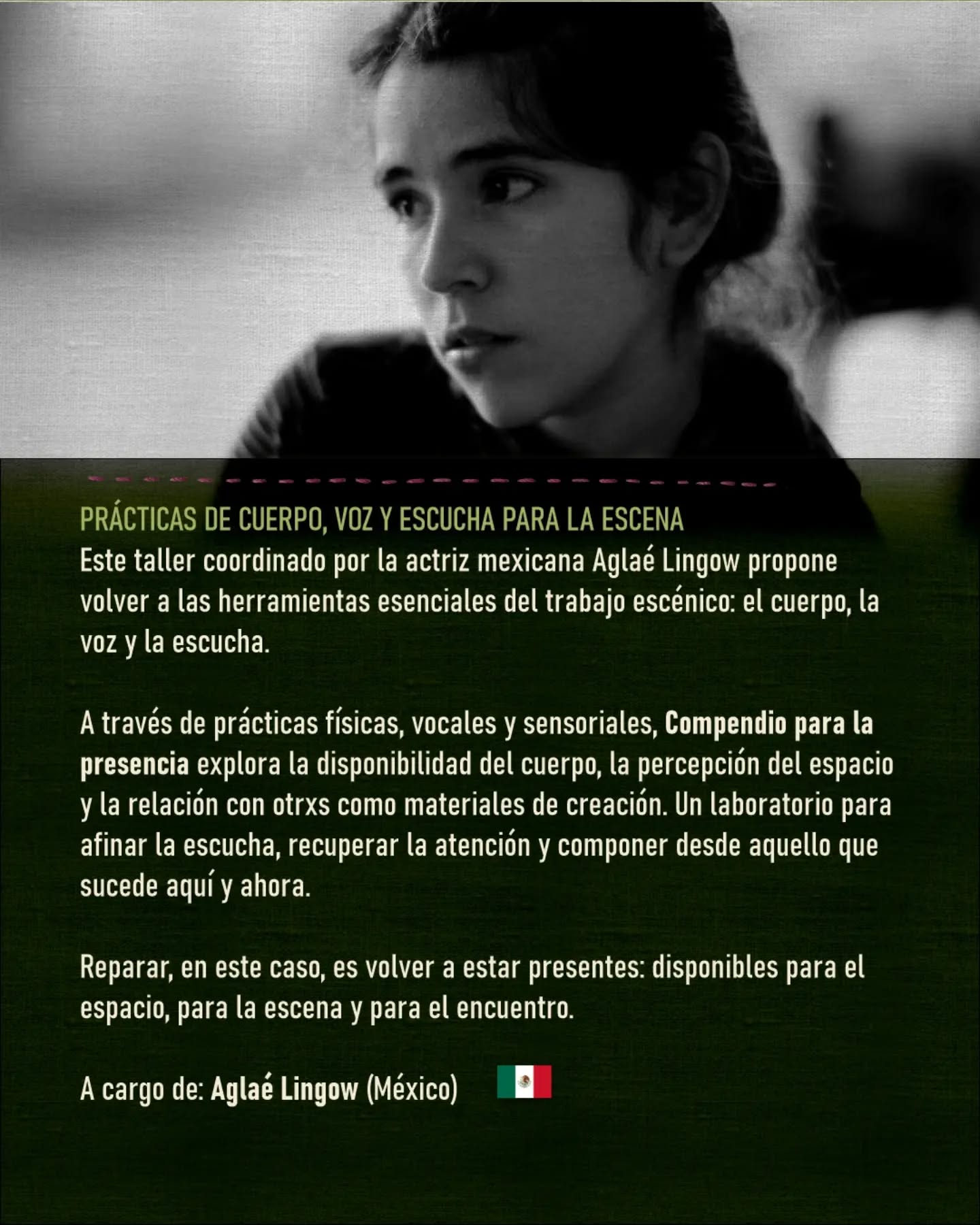 Compendio para la Presencia | Taller de Práctica Escénica