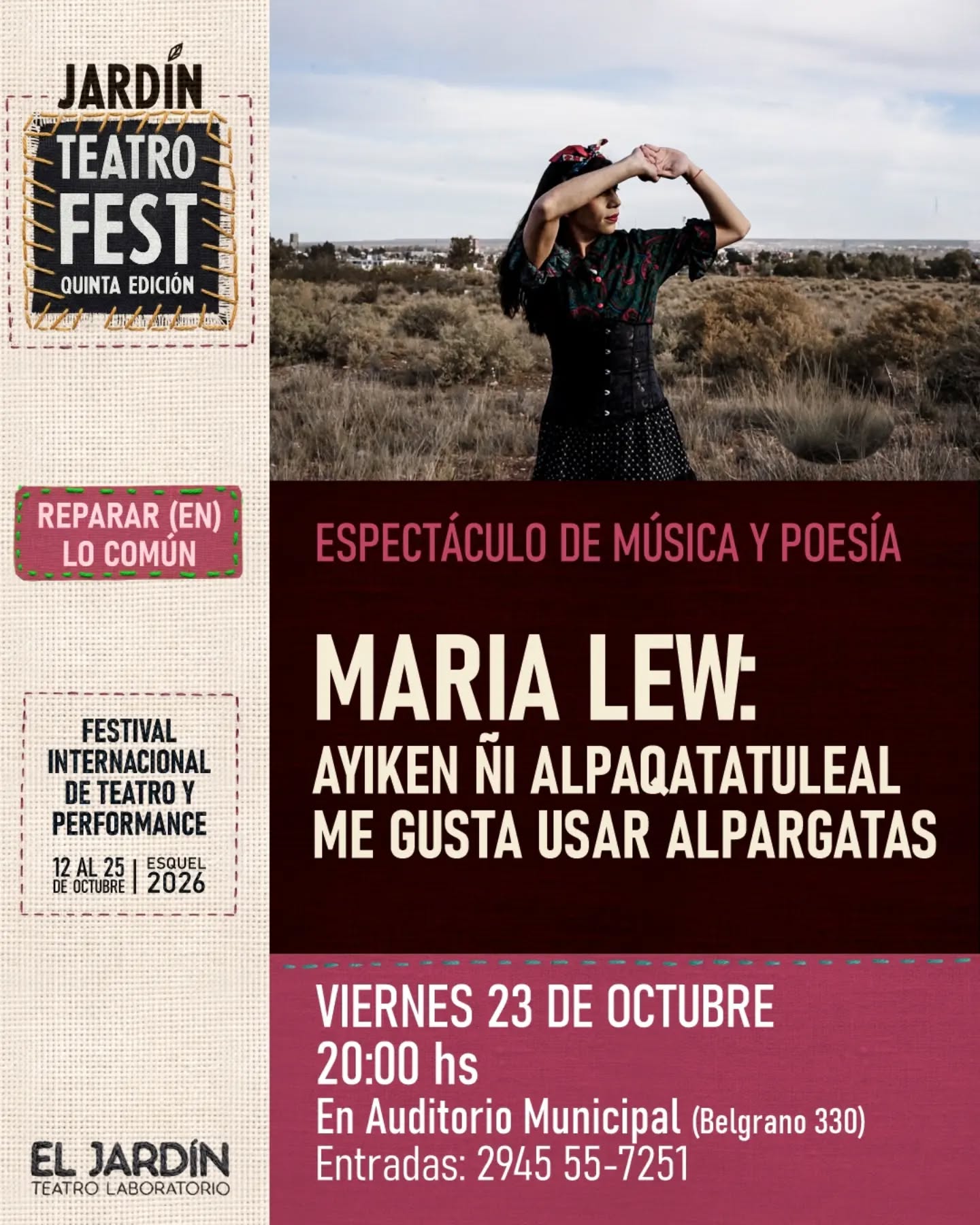 Maria Lew: Ayiken Ñi Alpaqatatuleal / Me Gusta Usar Alpargatas