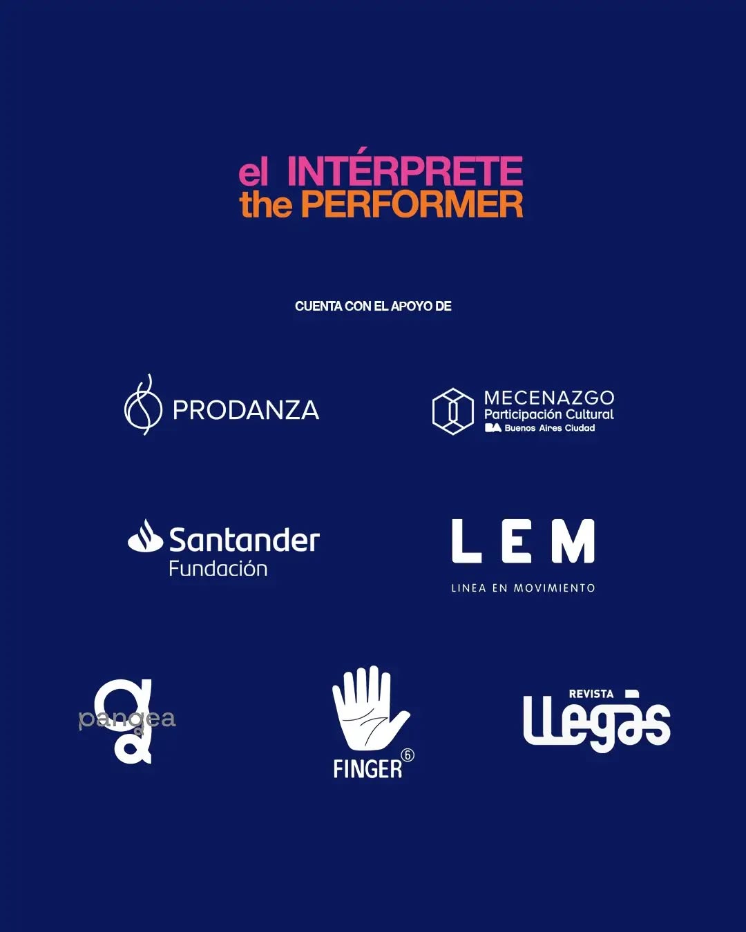 El intérprete/The Performer Parte III
