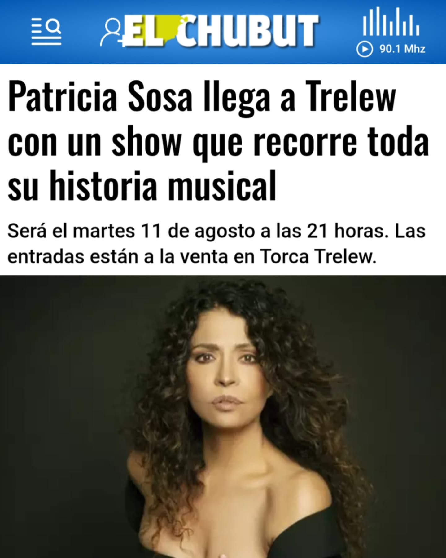 Patricia Sosa en Concierto