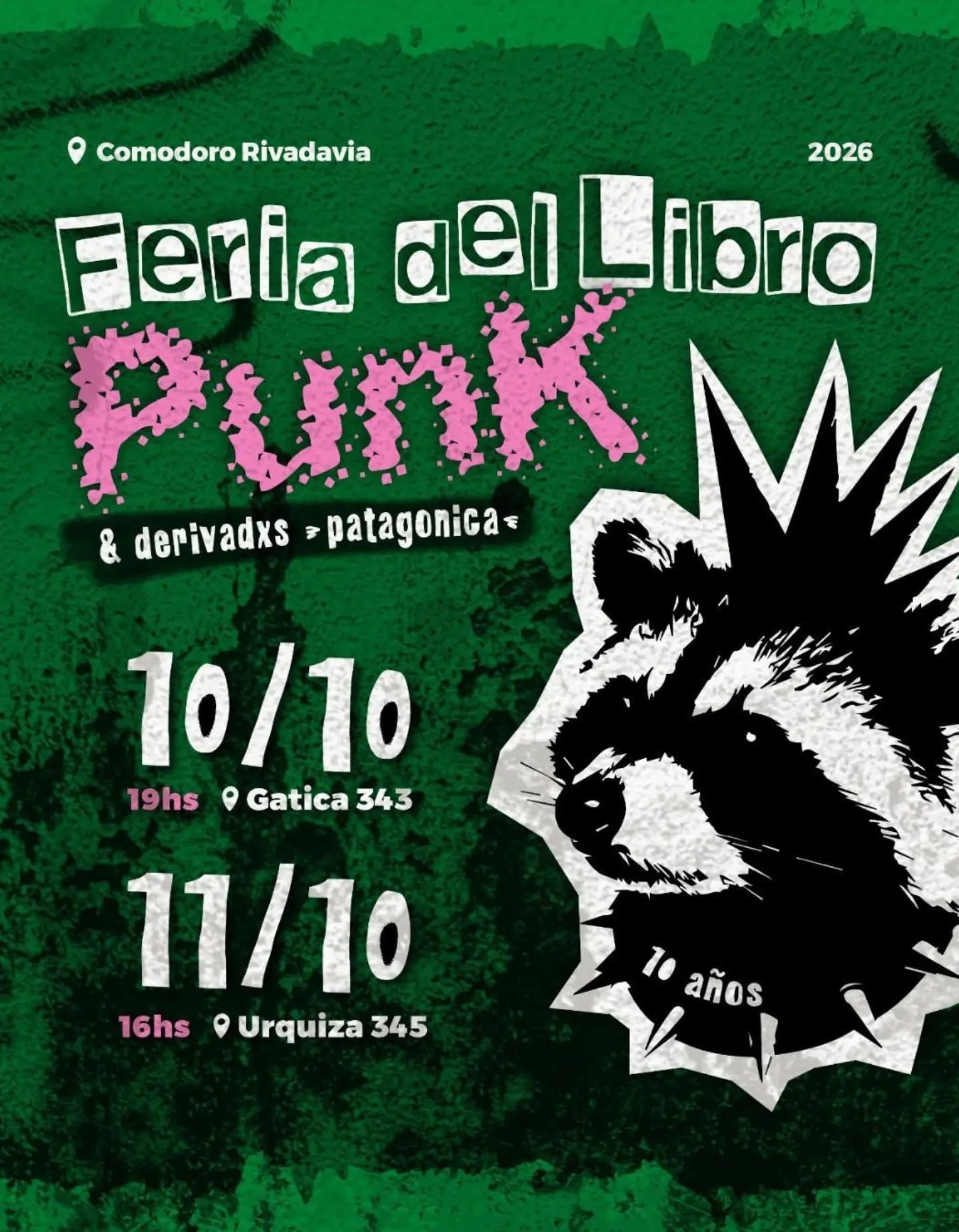 Feria del Libro Punk y Derivadxs Patagónica