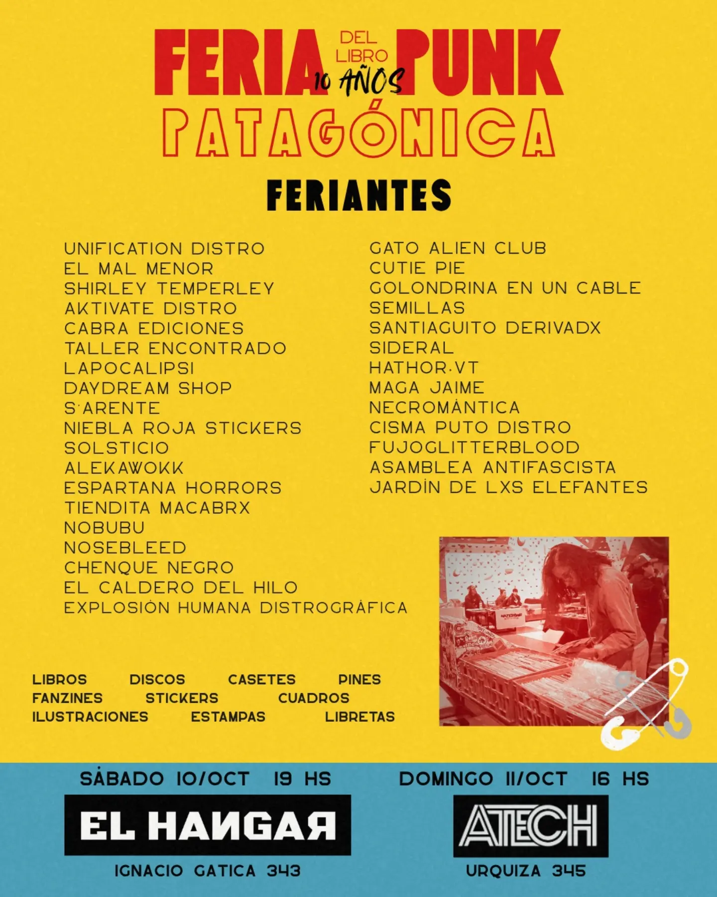 Feria del Libro Punk y Derivadxs Patagónica
