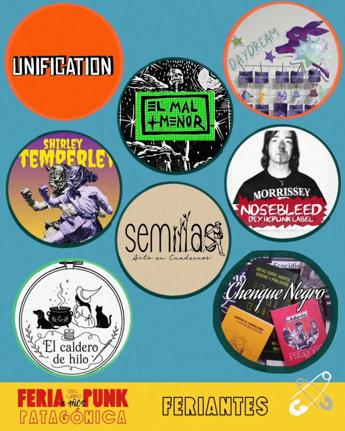 Feria del Libro Punk y Derivadxs Patagónica