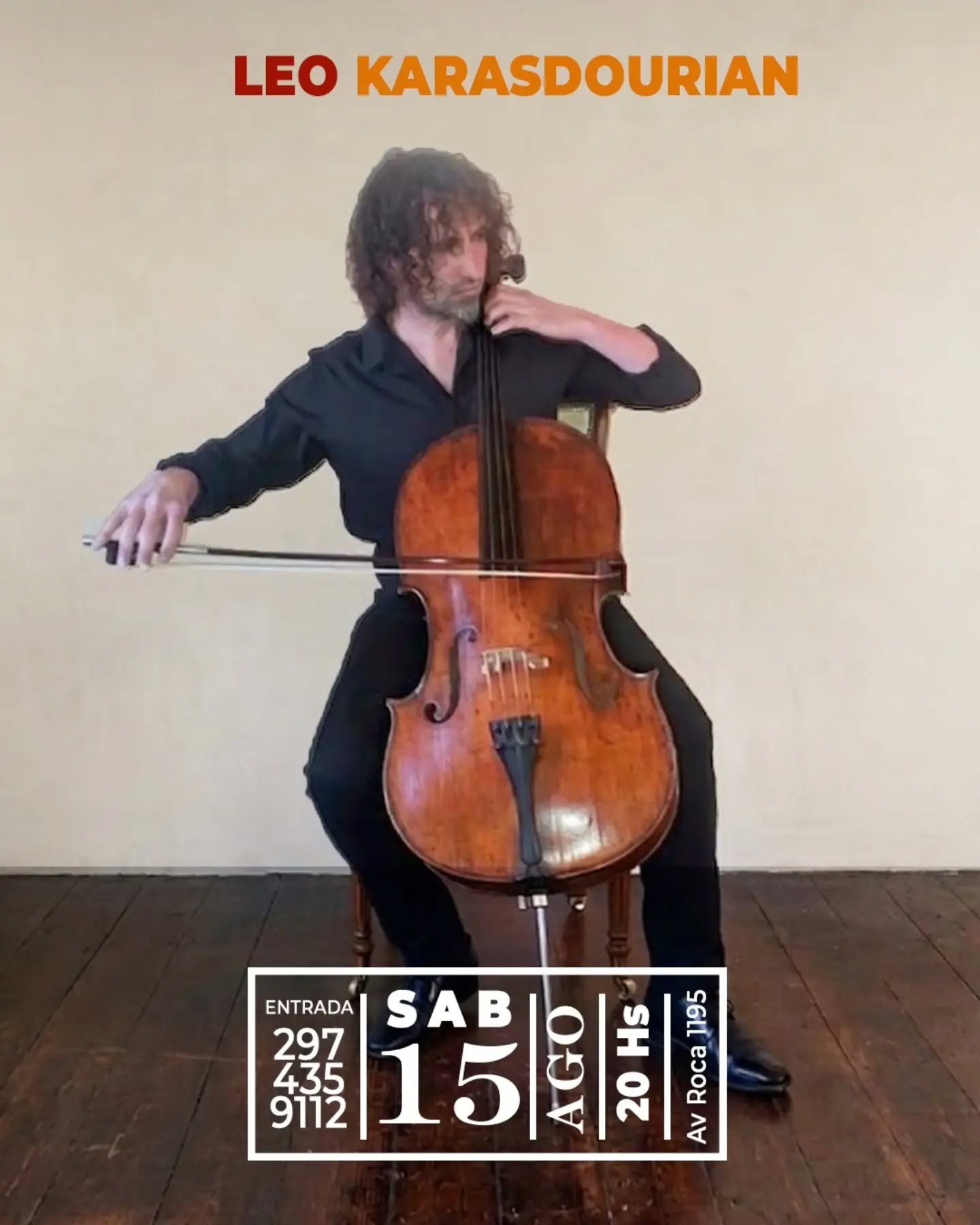 Una Noche Única de Violoncello Junto a Leo Karasdourian