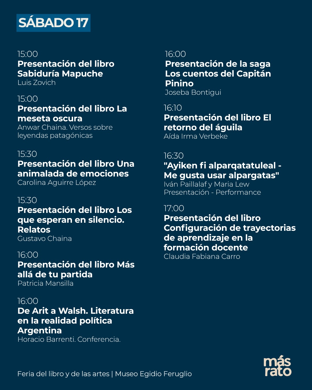 Tercera Edición de la Feria del Libro y de las Artes