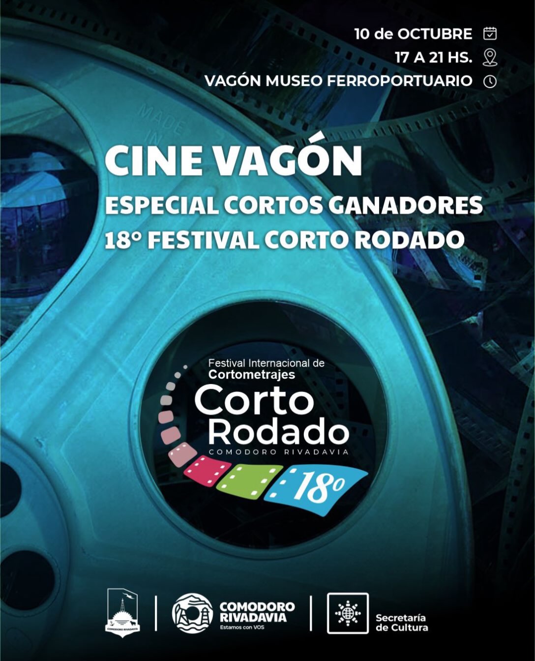 Cine Vagón: Especial Cortos Ganadores 18° Festival Corto Rodado