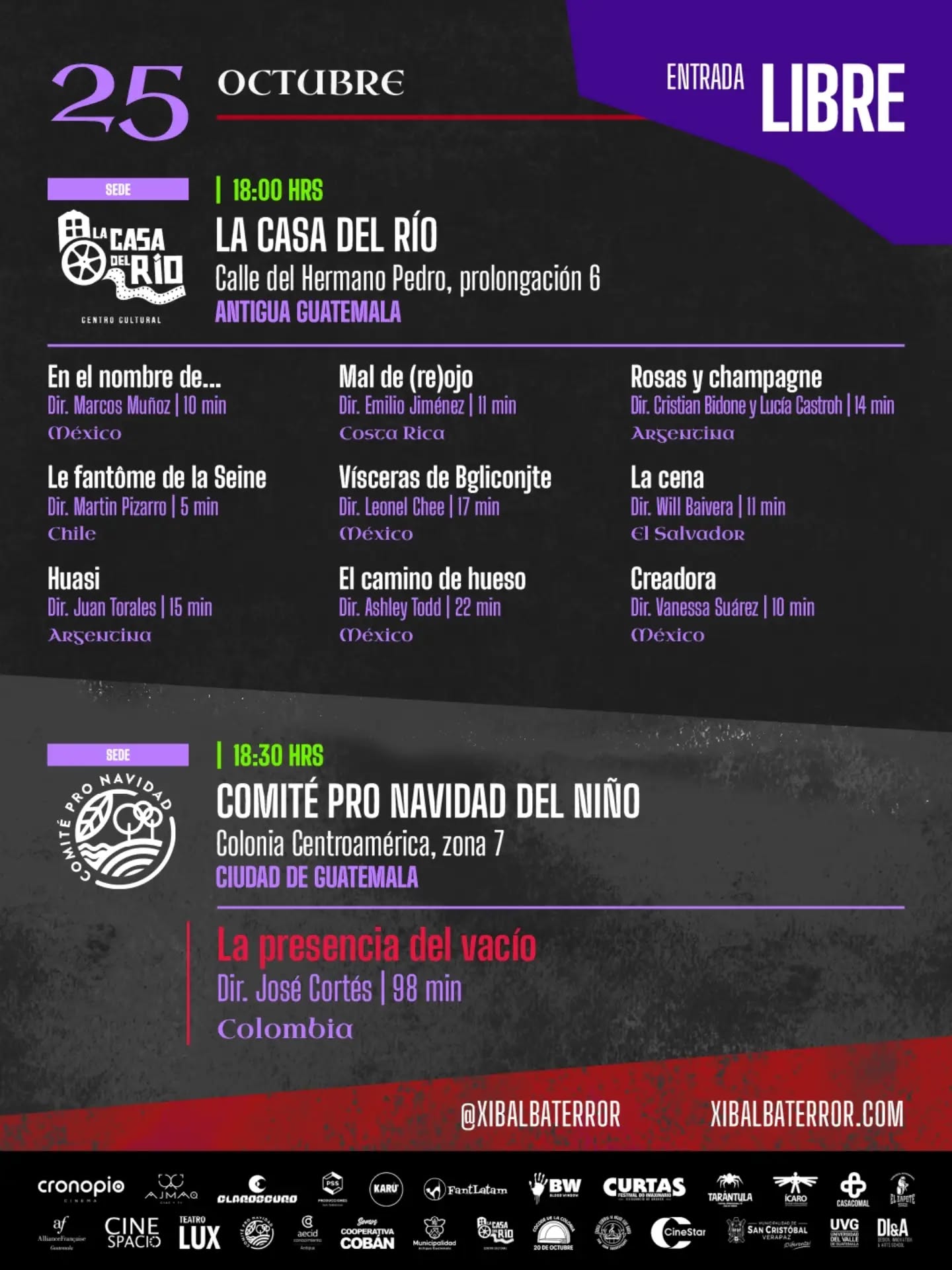 XIBALBÁ Festival de Cine de Terror Latinoamericano