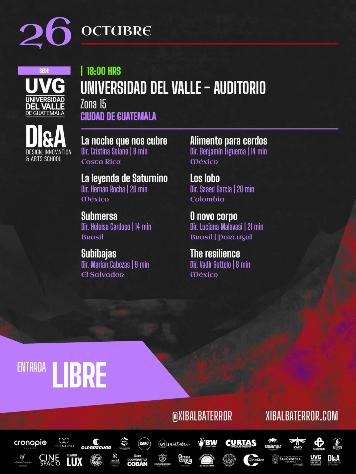 XIBALBÁ Festival de Cine de Terror Latinoamericano