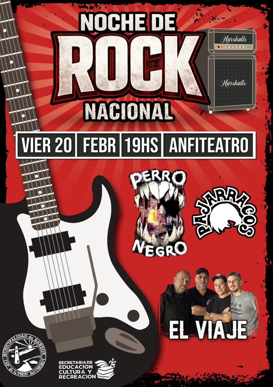Shows de Rock y Folclore en el Anfiteatro de Playa Unión